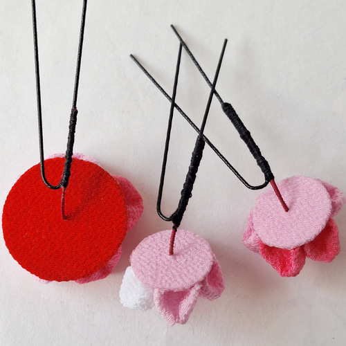 つまみ細工髪飾り七五三、成人式、卒業式 かんざし RenRen 通販