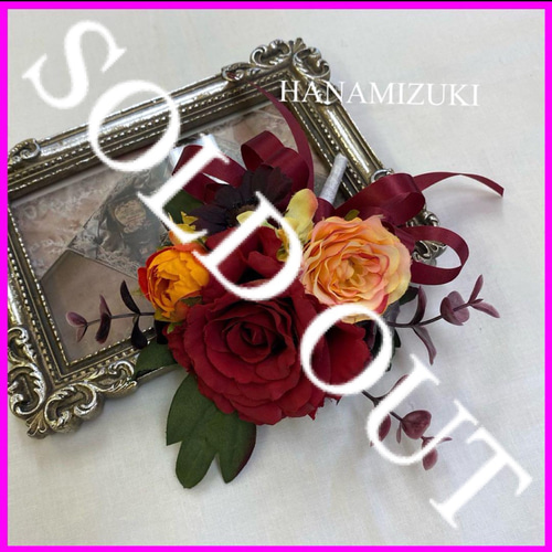 ウエディング装飾 ケーキナイフフラワー トーチフラワー ナイフ装花