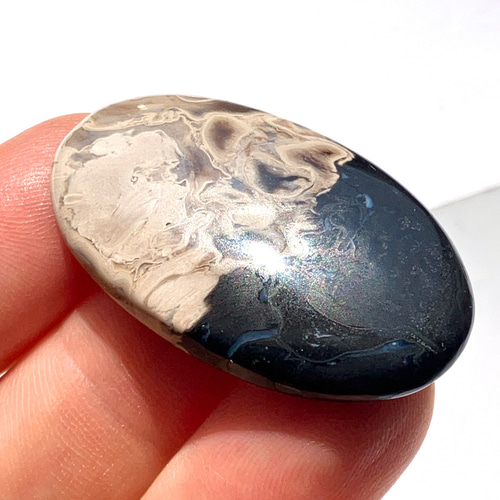 パームルートアゲート[54] 38x22mm 32Cts 天然石 ／ ルース
