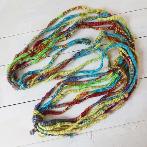 アートヤーン スーパーコイル 手紡ぎ（品番334） 毛糸 四つ実 通販