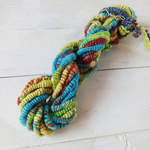 アートヤーン スーパーコイル 手紡ぎ（品番334） 毛糸 四つ実 通販