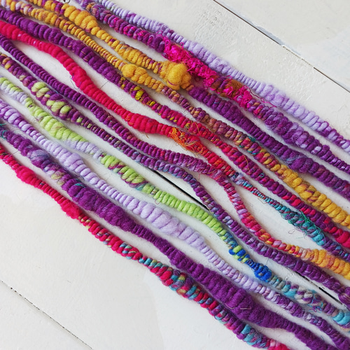 アートヤーン スーパーコイル 手紡ぎ（品番335） 毛糸 四つ実 通販  