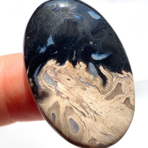 パームルートアゲート[55] 34x22mm 32Cts 天然石 ／ ルース