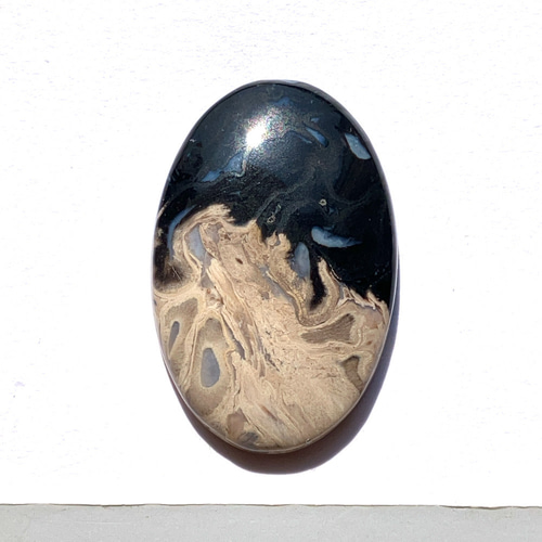 パームルートアゲート[55] 34x22mm 32Cts 天然石 ／ ルース