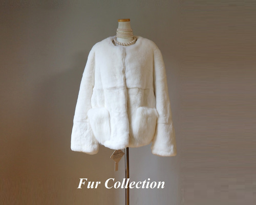 リナシメント】可愛いクリームホワイト！ふわふわ柔らかエコファー