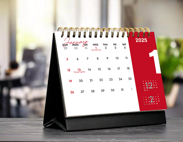 2025年 卓上カレンダー カレンダー kub design 通販 18371645