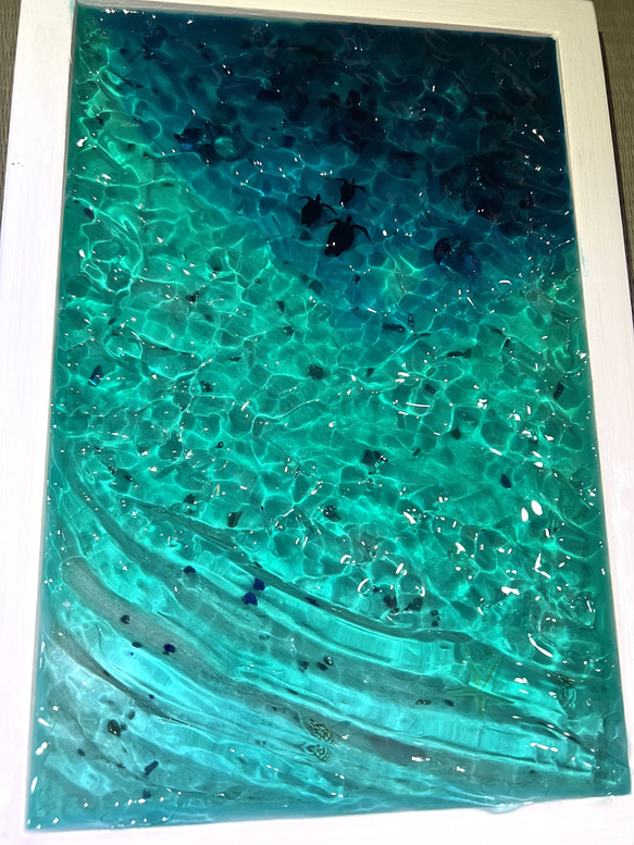 波紋 水面 揺らぎ 海 インテリア その他インテリア雑貨 Happiness