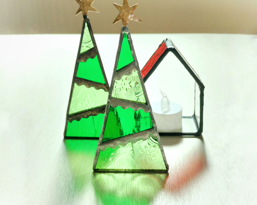 新品クリスマス ステンドグラス Kris Kringle グラスマスターズ