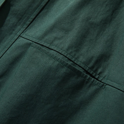 秋の着こなしの主役になるコート　ミドル丈コート　暗い青緑色 240928-3 5枚目の画像