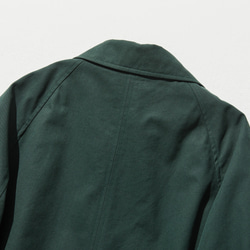 秋の着こなしの主役になるコート　ミドル丈コート　暗い青緑色 240928-3 6枚目の画像