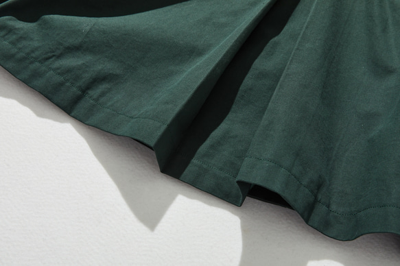 秋の着こなしの主役になるコート　ミドル丈コート　暗い青緑色 240928-3 7枚目の画像