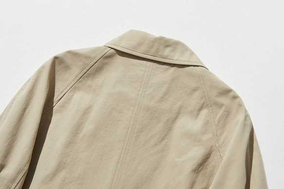 這件外套將成為你秋季穿搭的點睛之筆。中長外套，淺棕色，240928-4 第6張的照片