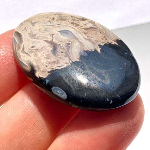 パームルートアゲート[59] 38x25mm 41Ctss 天然石 ／ ルース