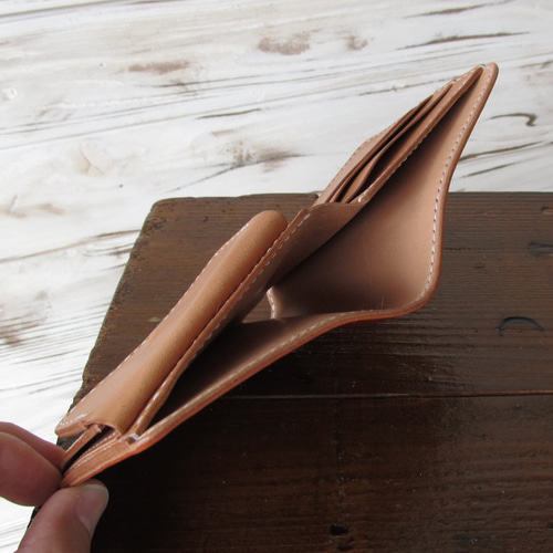 二つ折り財布　ルガトショルダー　栃木レザー　ハンドメイド ルガト手縫い二つ折り財布 二つ折り財布 Goodwhim7 通販 18372412