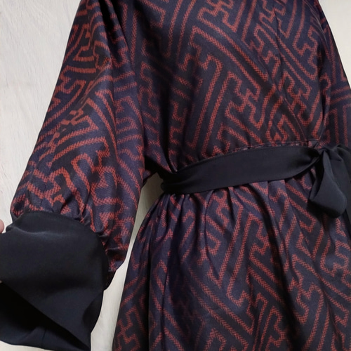楽天市場】【大島紬リメイクワンピース】1点物創作服ミセス40