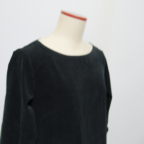 ベルベットコーデュロイ❛ブラック❜＆タナローン❛スリーピングローズ