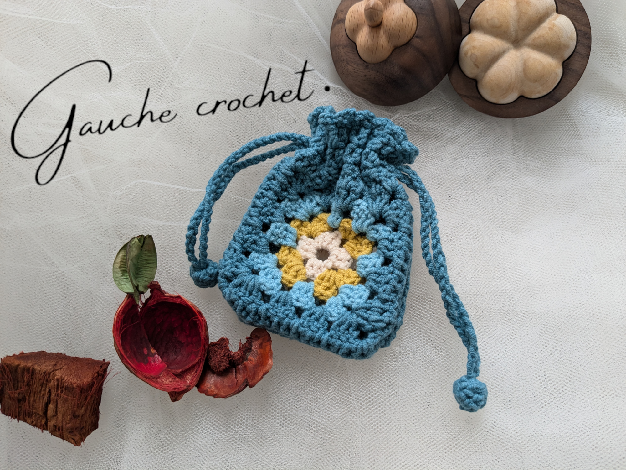 ハンドメイドハンカチ、ポーチオーダー見本 How to make a hand-sewn zippered pouch using a 100 yen towel