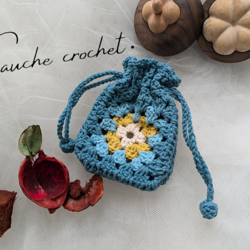 ミモザ 刺繍ポーチ ハンドメイドポーチ｜Yahoo!フリマ（旧PayPay