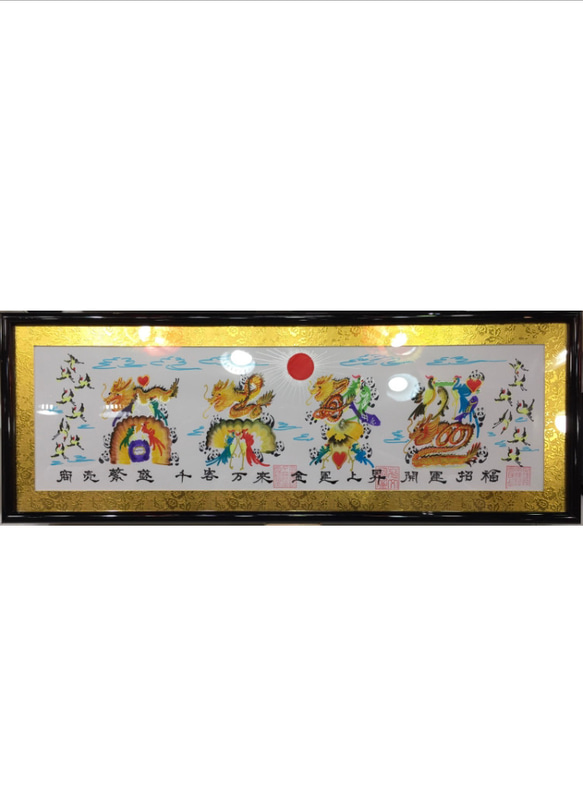 油絵 美品 高級額付 洋風 手書き 花3