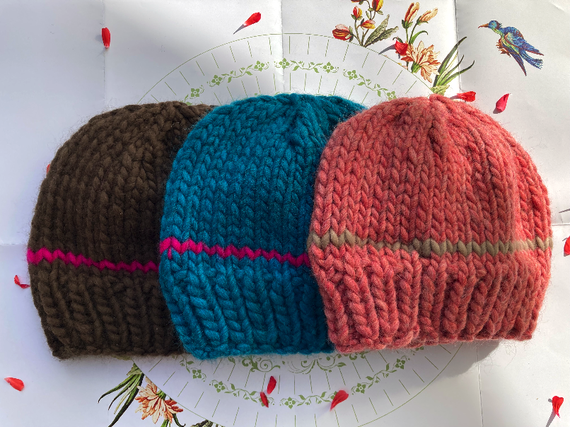 最強ヴァージンウールニット帽☆フランスより送料込