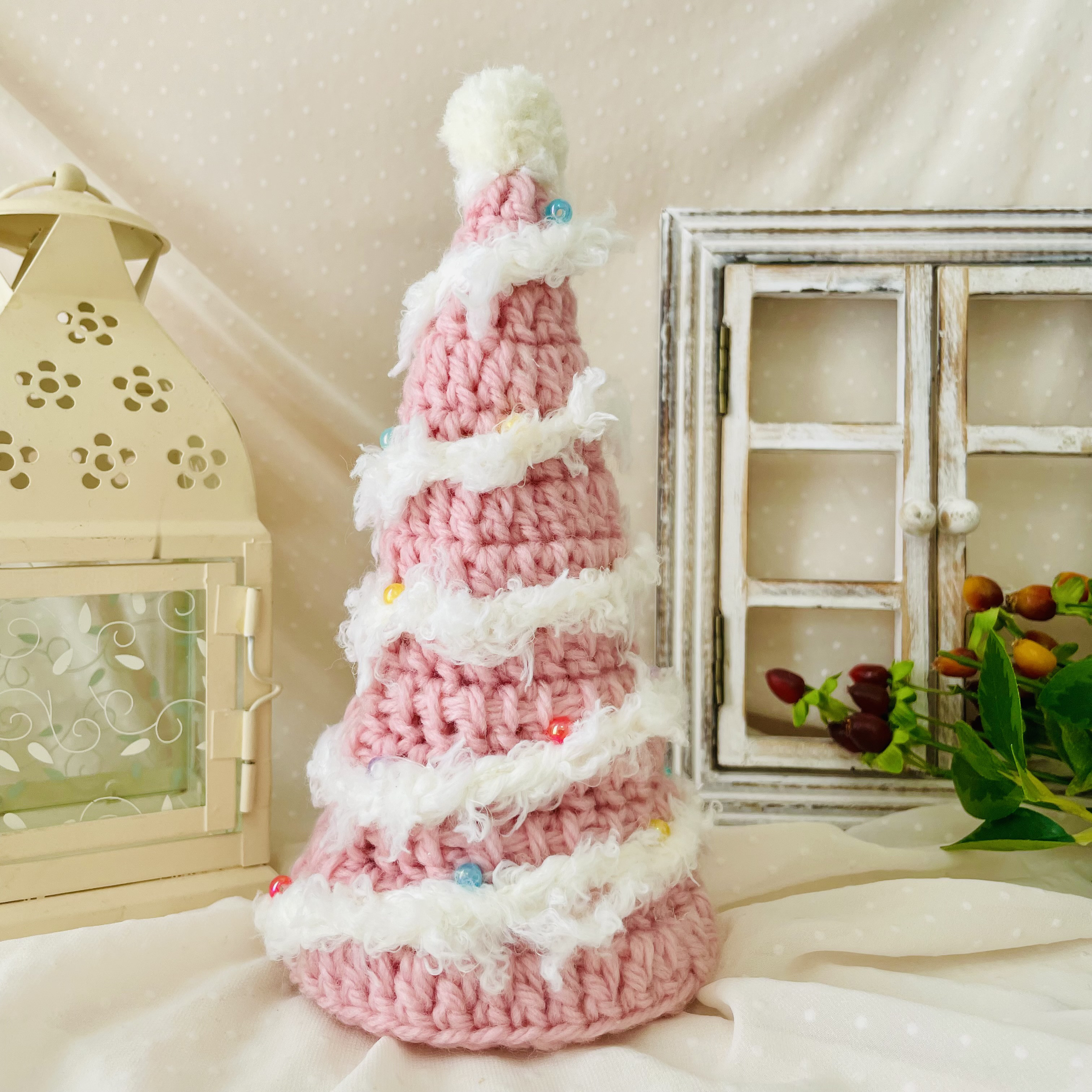 ゆめかわ雪ダルマ♡クリスマスツリー