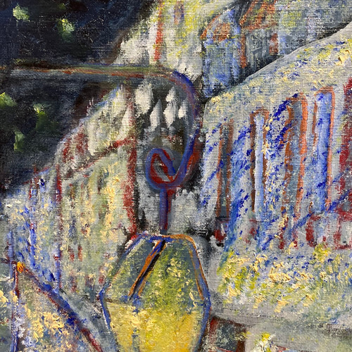 パリの風景②/(France)Paris・F6号(410×318)・油絵 絵画