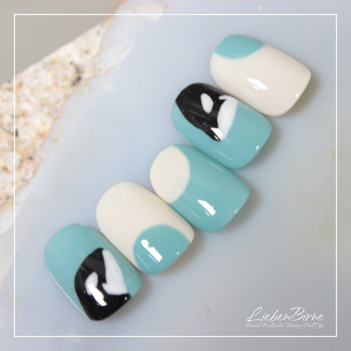 シャチのネイル＊Bi ネイルチップ（つけ爪） LiebenBirne 通販