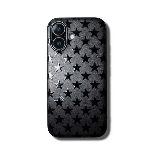 iPhone16/15pro/14/13/13mini/12~】特殊グロス加工レザーケース