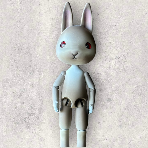 薄茶のうさぎドール その他人形 ケモミミ本舗 通販 18373905｜Creema