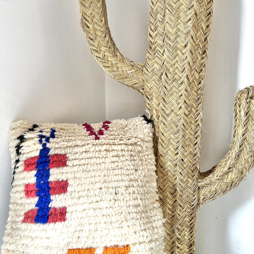 モロッコ アジラル クッション クッションカバー プフ ラグ 4