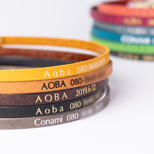 イタリアンレザーのスリムチョーカー｜犬・猫のための軽い革首輪（名