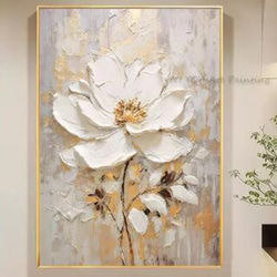 キャンバスアート テクスチャーアート フラワーアート 花 油絵 キャンバスアート テクスチャーアート フラワーアート 花 油絵