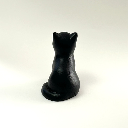 【美品】猫　黒猫　招き猫　石製　置物　インテリア　工芸品　美術品　A2921 黒猫の置物 招き猫 猫ハウス 通販 18374331｜Creema(クリーマ)