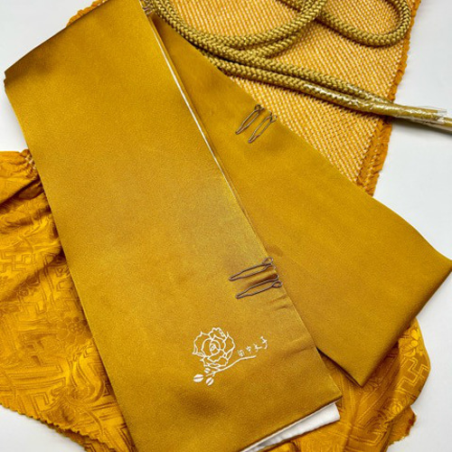 目玉商品】6230正絹総絞り帯揚げ＆重ね衿 帯締めセット 成人式 振袖