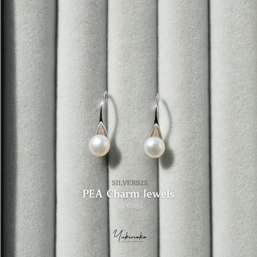 Pea Charm Jewels 天然ぷっくりパールの優しい艶めき。洗練された大人