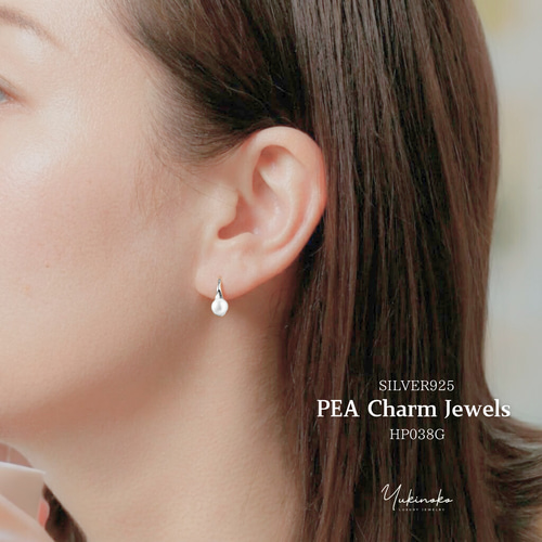 Pea Charm Jewels 天然ぷっくりパールの優しい艶めき。洗練された大人