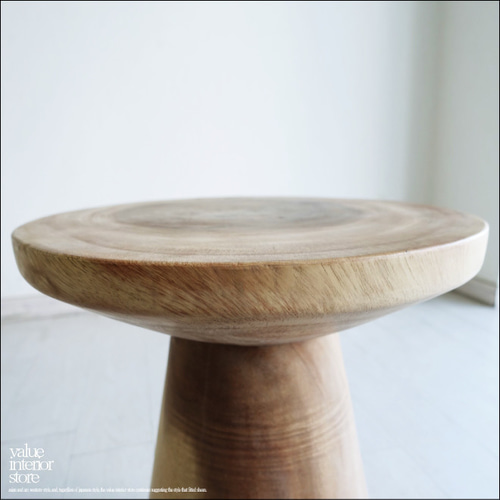 モンキーポッド無垢材 スツールMotif/N2 イス 椅子 プランツスタンド