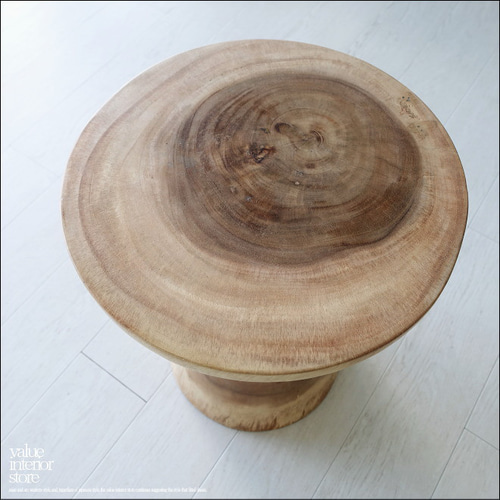 モンキーポッド無垢材 スツールMotif/N2 イス 椅子 プランツスタンド