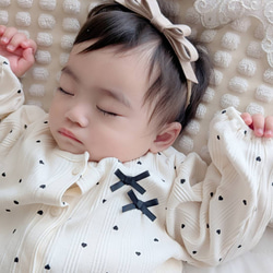 さくらんぼのヘアクリップ ベビーヘアクリップ 赤ちゃんヘアクリップ