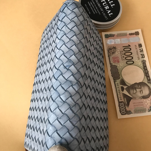 ネイビー ハンドメイド 新品 ブライドレザー ヌメ革/本革 ネイビー ハンドメイド 新品 ブライドレザー ヌメ革/本革