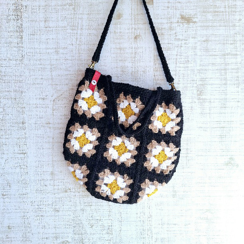 春幸秋 グラニーバッグ ハンドメイド グラニーバッグ ローズ | iichi