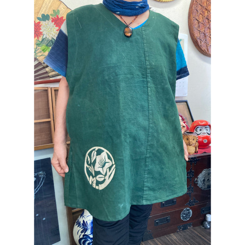 風呂敷(古布)のチュニック 古布リメイク チュニック 着物