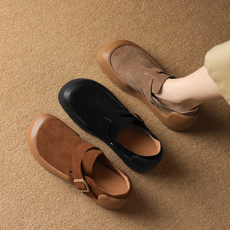 お洒落内外全革パンプスハスニーカー 履きやすい通勤シューズレディース本革靴大人シンプル＃1068