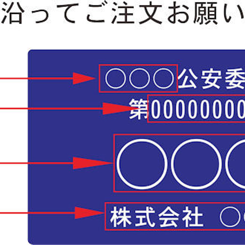 古物商プレート】 13業種対応 営業許可標識 取付加工1個無料 その他