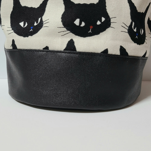 ❁ハンドメイドになります❁ アップリケポーチ Cats w＋巾着 小物入れ 『アニマル巾着 ねこ 41688』 生活雑貨,ポーチ・小物