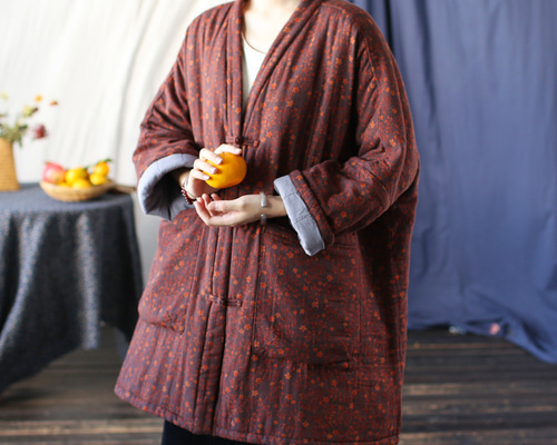 レア NATIVE VILLAGE 刺繍 中綿 ジャケット 羽織コート 9e20a075825378d63922acea9f04e3