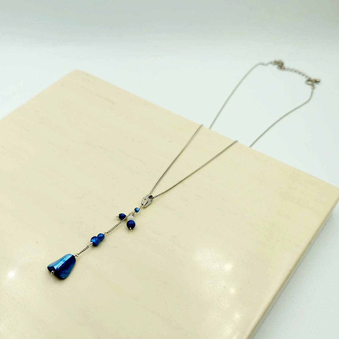 藍シェルペンダント