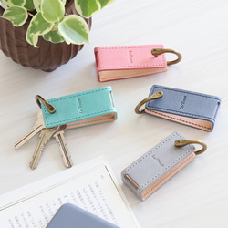 FiNGAiSMケース 3点＋キーリング　ばら売り可 MINI】キーリング付きメタルカバーキーケース〔Aタイプ〕