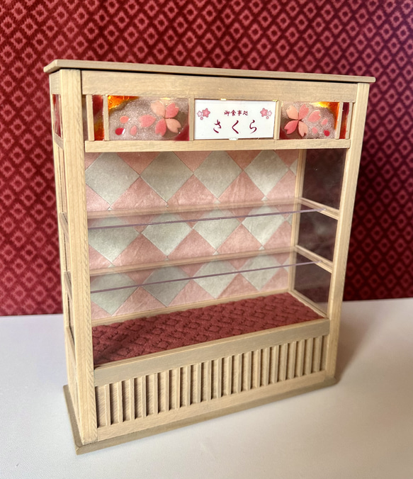 お値下げ】ミニチュアショーケース 本体のみ B級品 その他置物 ?はな 