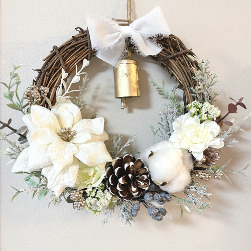 カウベルのクリスマスリース クリスマスリース クリスマス リース ベル